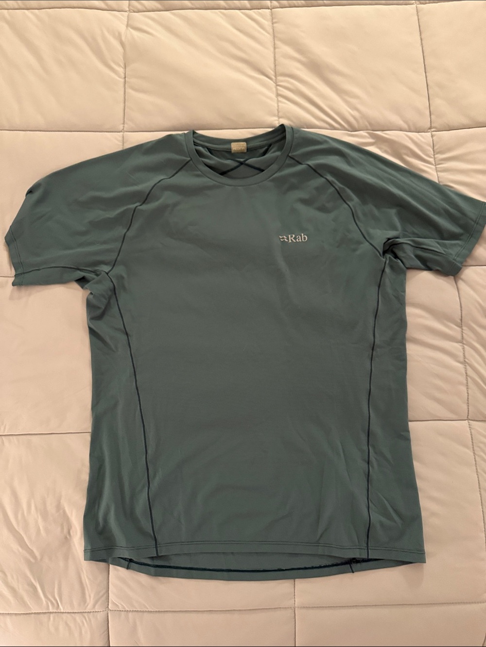 Rab Men's Short Sleeve Active Tee in Teal-Green